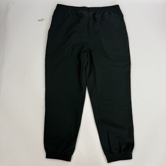 NWT Daily Ritual Moss Green Elastic Waist Crop Jogger Pants Pockets Sz L Stretch - Picture 11 of 13